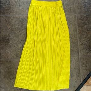 Midi Yellow Skirt
